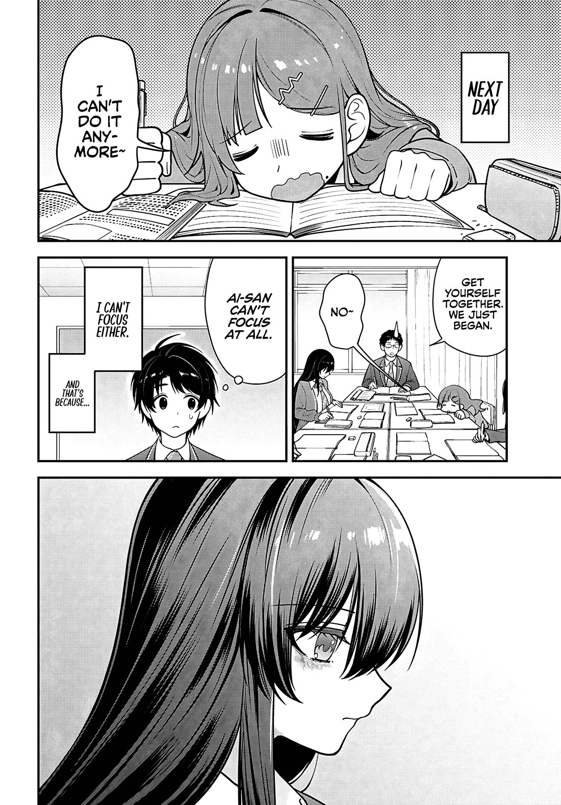 The Delinquent Shimizu-san Sitting Next to Me Has Dyed Her Hair Black chapter 12 page 12