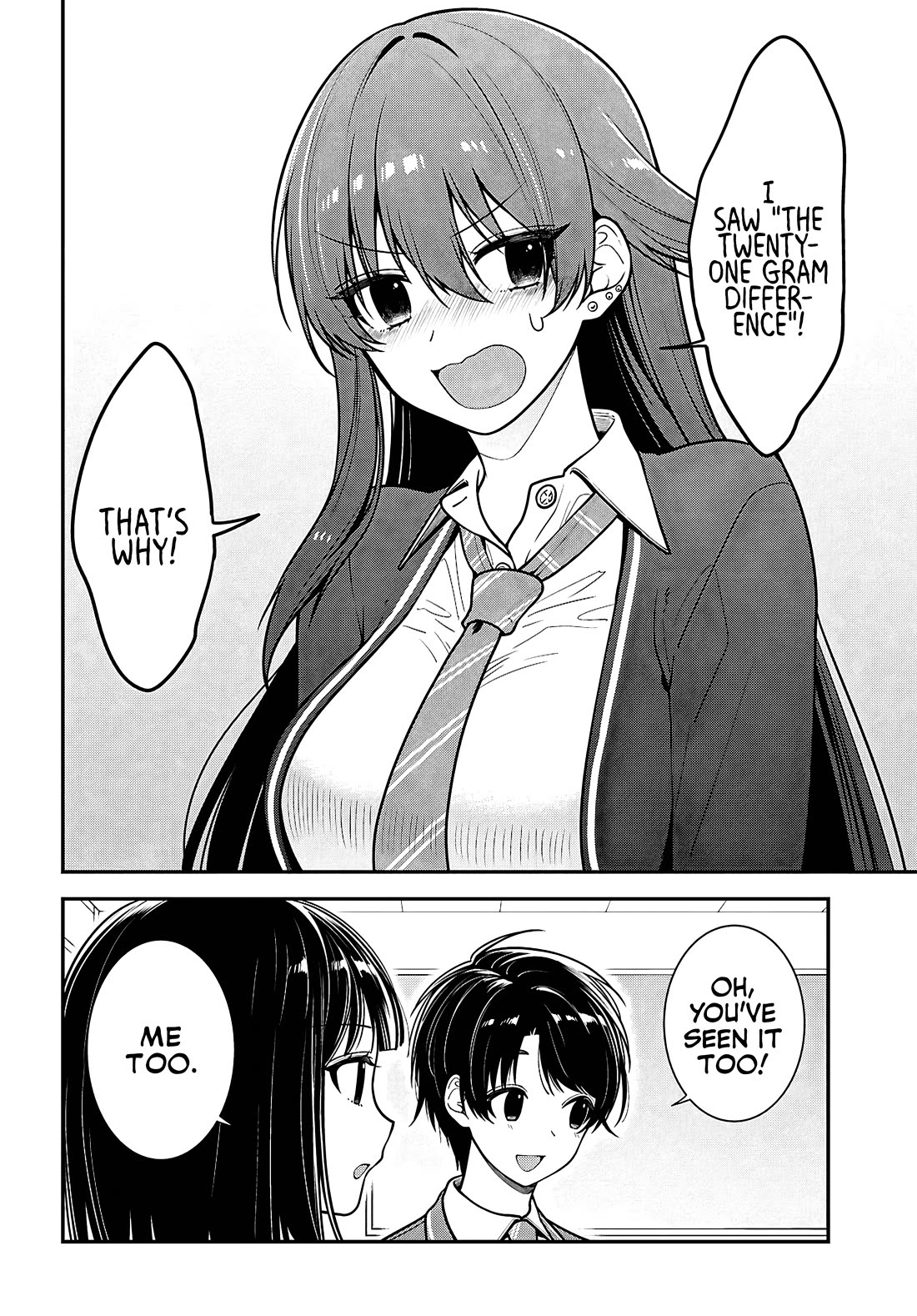 The Delinquent Shimizu-san Sitting Next to Me Has Dyed Her Hair Black chapter 12 page 14