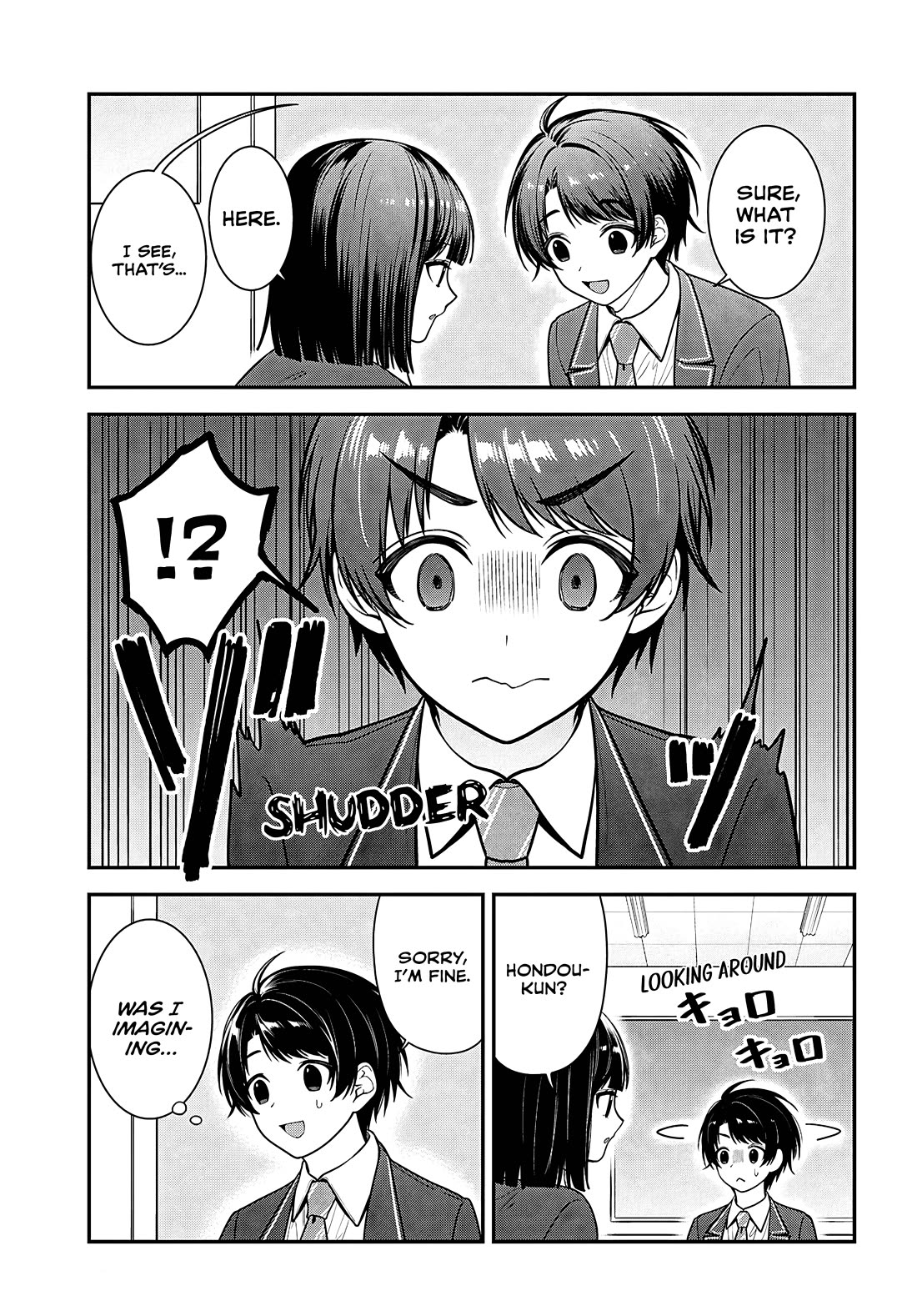 The Delinquent Shimizu-san Sitting Next to Me Has Dyed Her Hair Black chapter 12 page 21