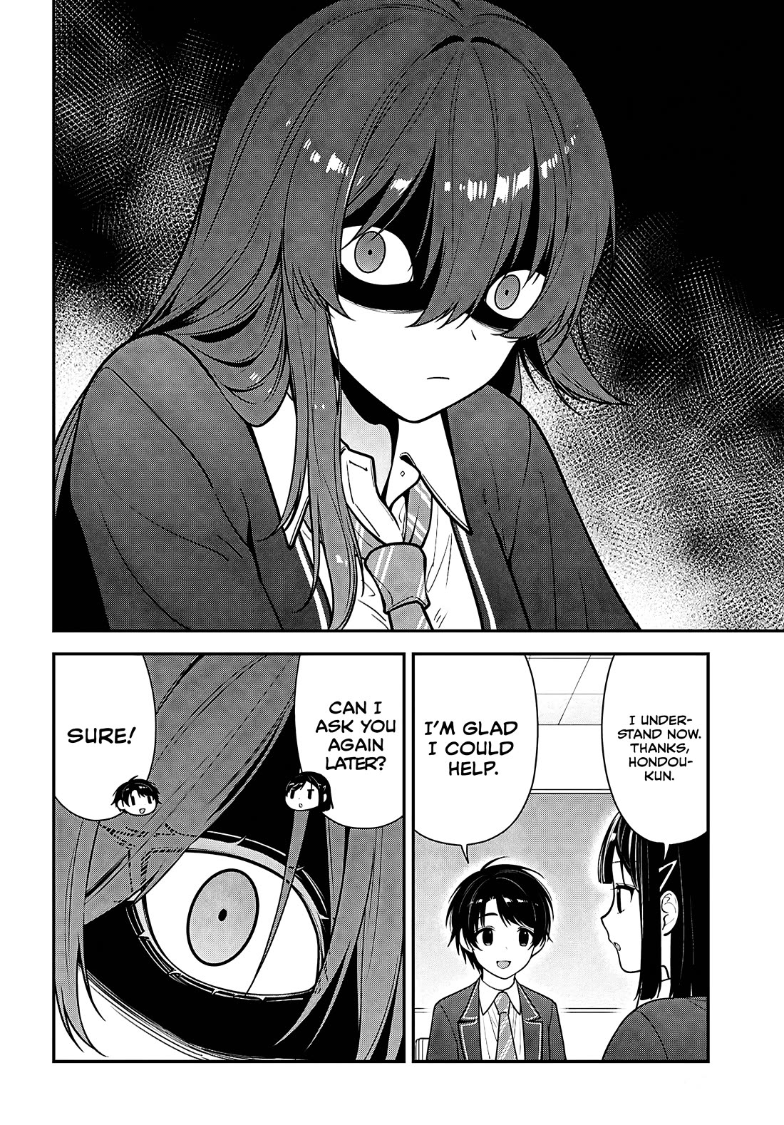 The Delinquent Shimizu-san Sitting Next to Me Has Dyed Her Hair Black chapter 12 page 22