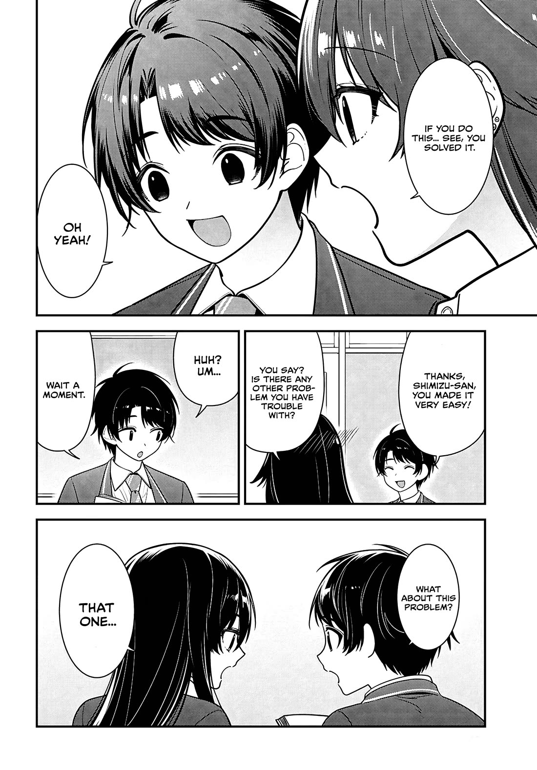 The Delinquent Shimizu-san Sitting Next to Me Has Dyed Her Hair Black chapter 12 page 26