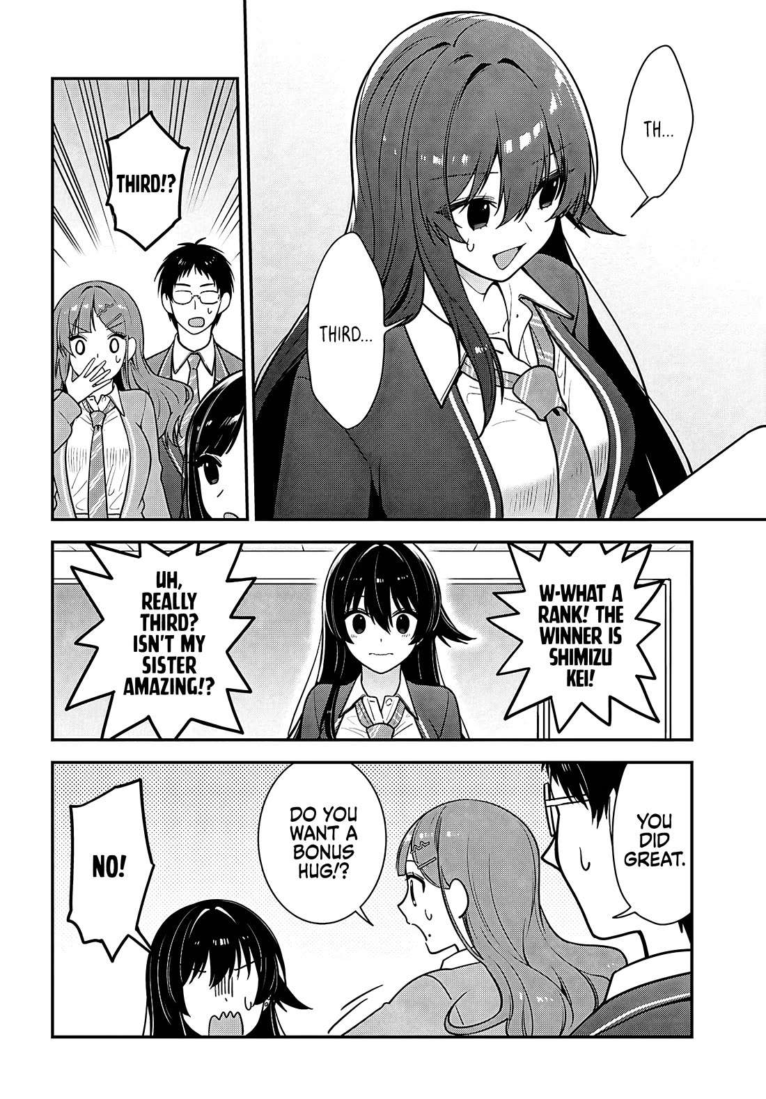 The Delinquent Shimizu-san Sitting Next to Me Has Dyed Her Hair Black chapter 12 page 38