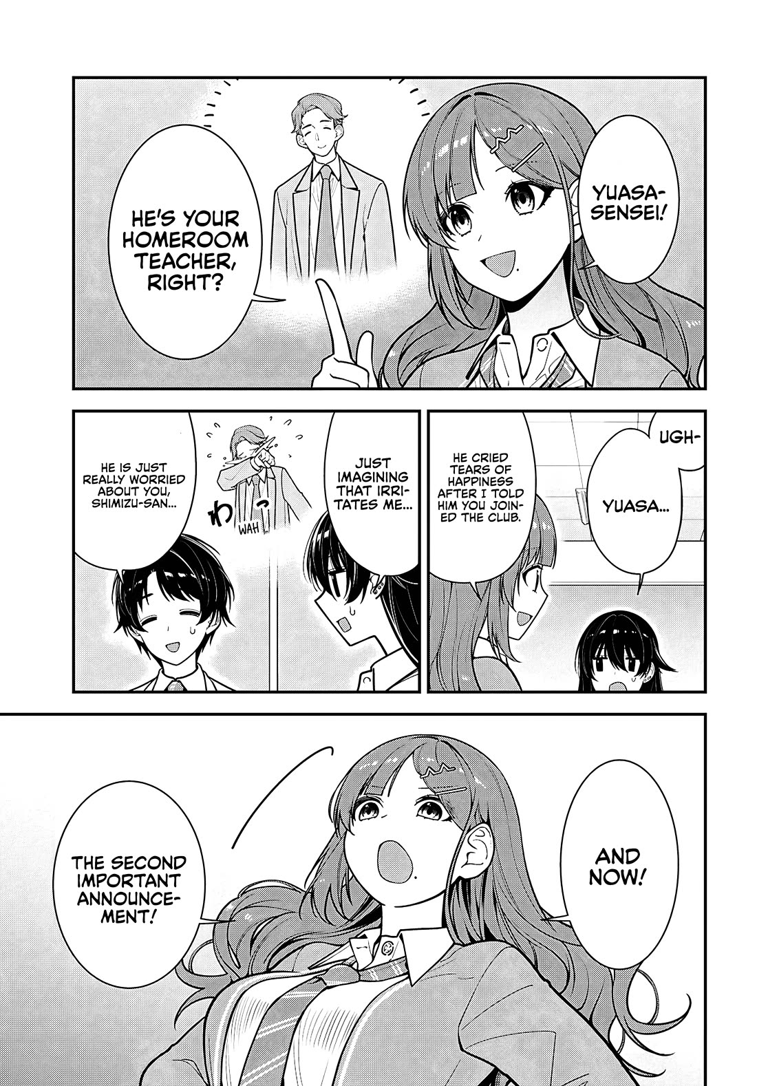 The Delinquent Shimizu-san Sitting Next to Me Has Dyed Her Hair Black chapter 12 page 9