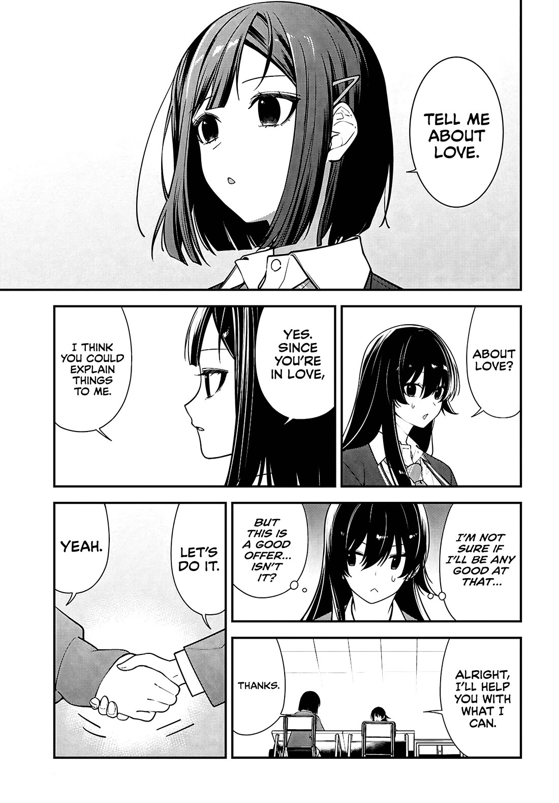 The Delinquent Shimizu-san Sitting Next to Me Has Dyed Her Hair Black chapter 13 page 11