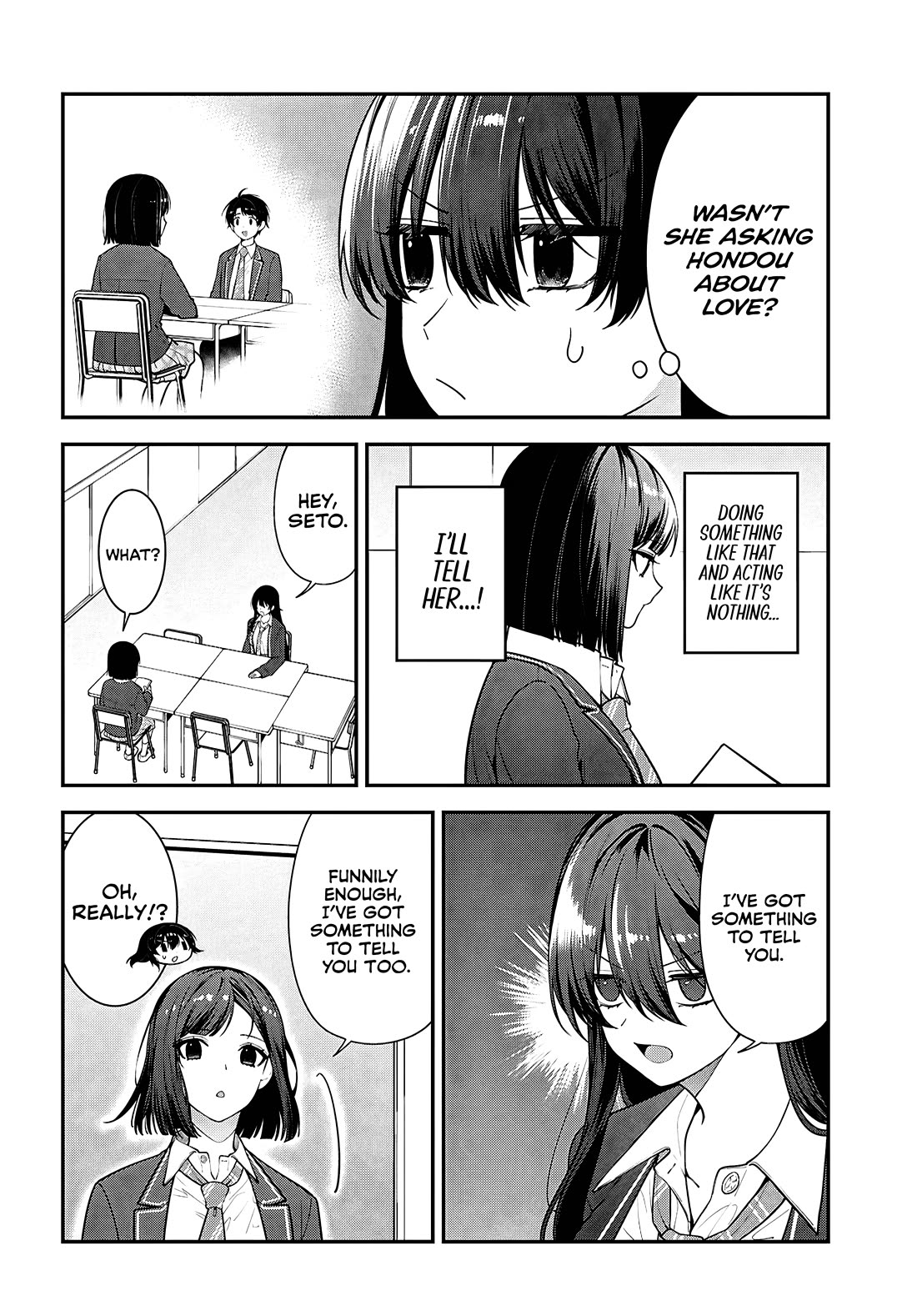 The Delinquent Shimizu-san Sitting Next to Me Has Dyed Her Hair Black chapter 13 page 2