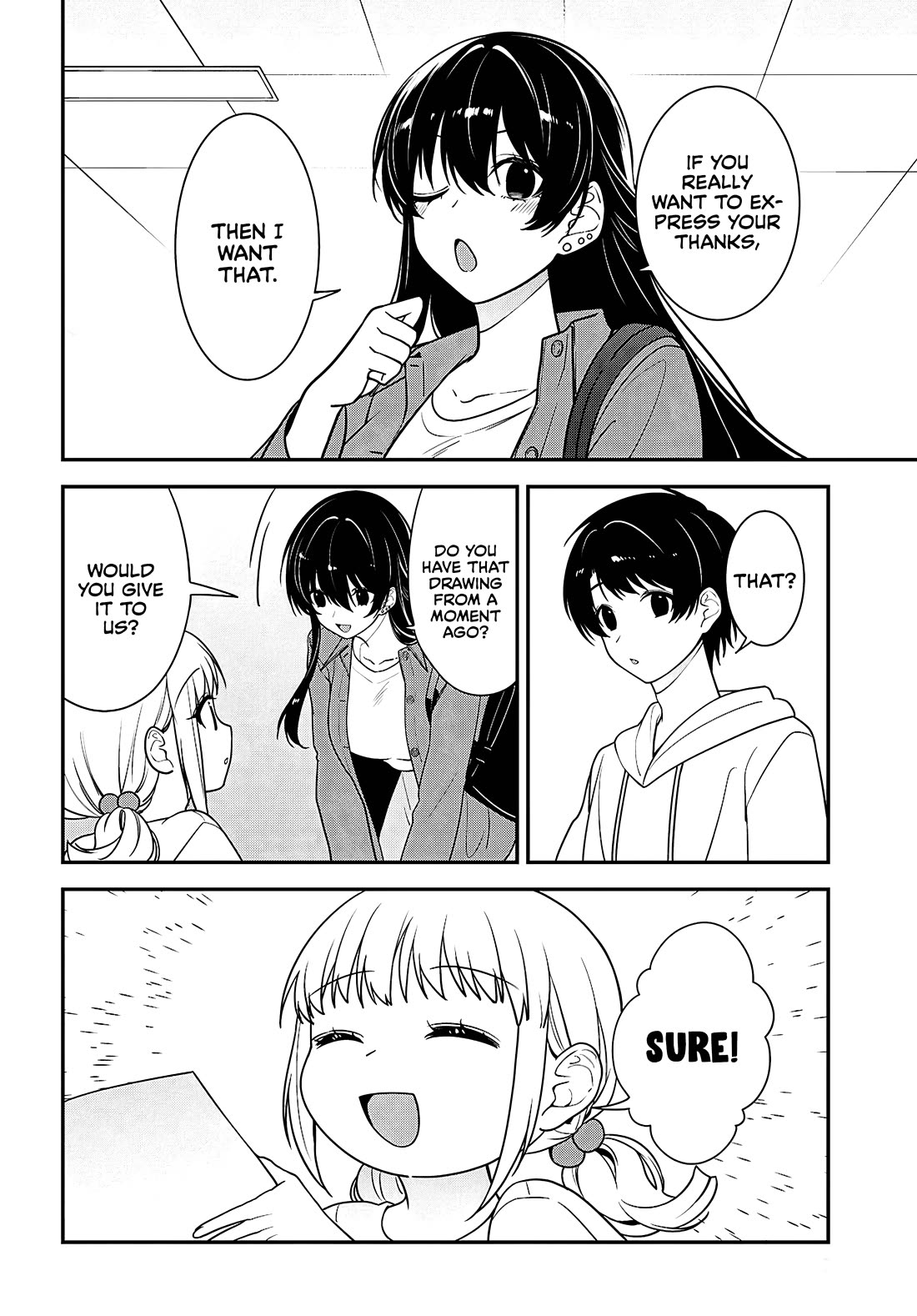 The Delinquent Shimizu-san Sitting Next to Me Has Dyed Her Hair Black chapter 13 page 31