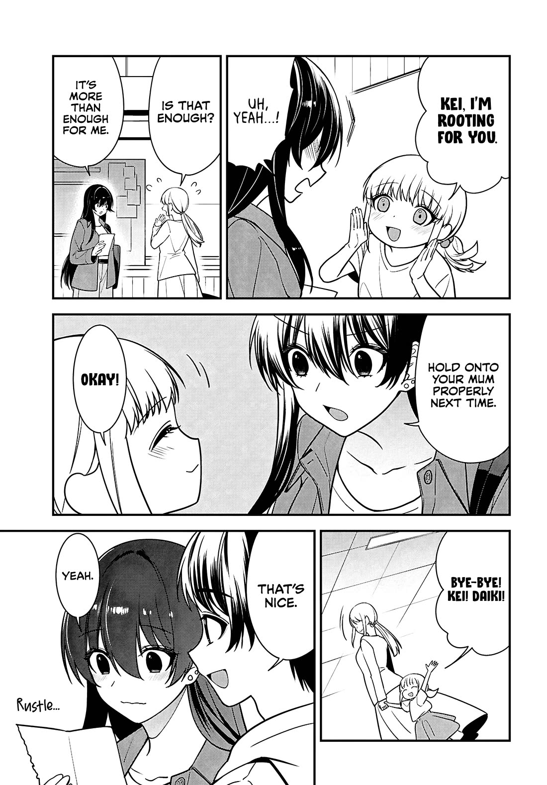 The Delinquent Shimizu-san Sitting Next to Me Has Dyed Her Hair Black chapter 13 page 32