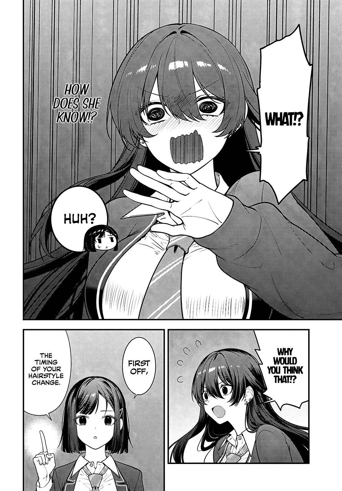 The Delinquent Shimizu-san Sitting Next to Me Has Dyed Her Hair Black chapter 13 page 4