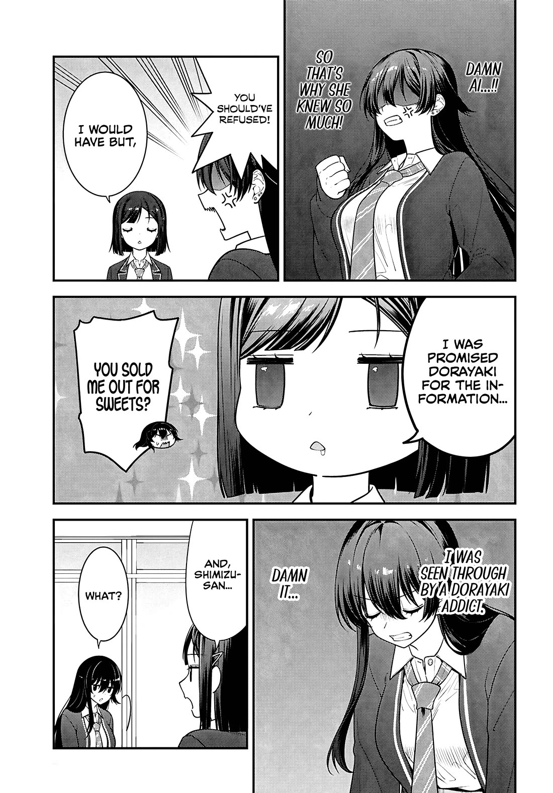 The Delinquent Shimizu-san Sitting Next to Me Has Dyed Her Hair Black chapter 13 page 7