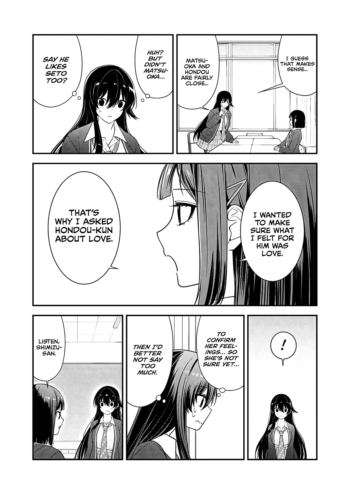 The Delinquent Shimizu-san Sitting Next to Me Has Dyed Her Hair Black chapter 13 page 9