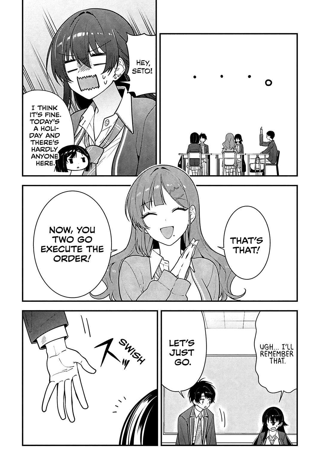 The Delinquent Shimizu-san Sitting Next to Me Has Dyed Her Hair Black chapter 14 page 10