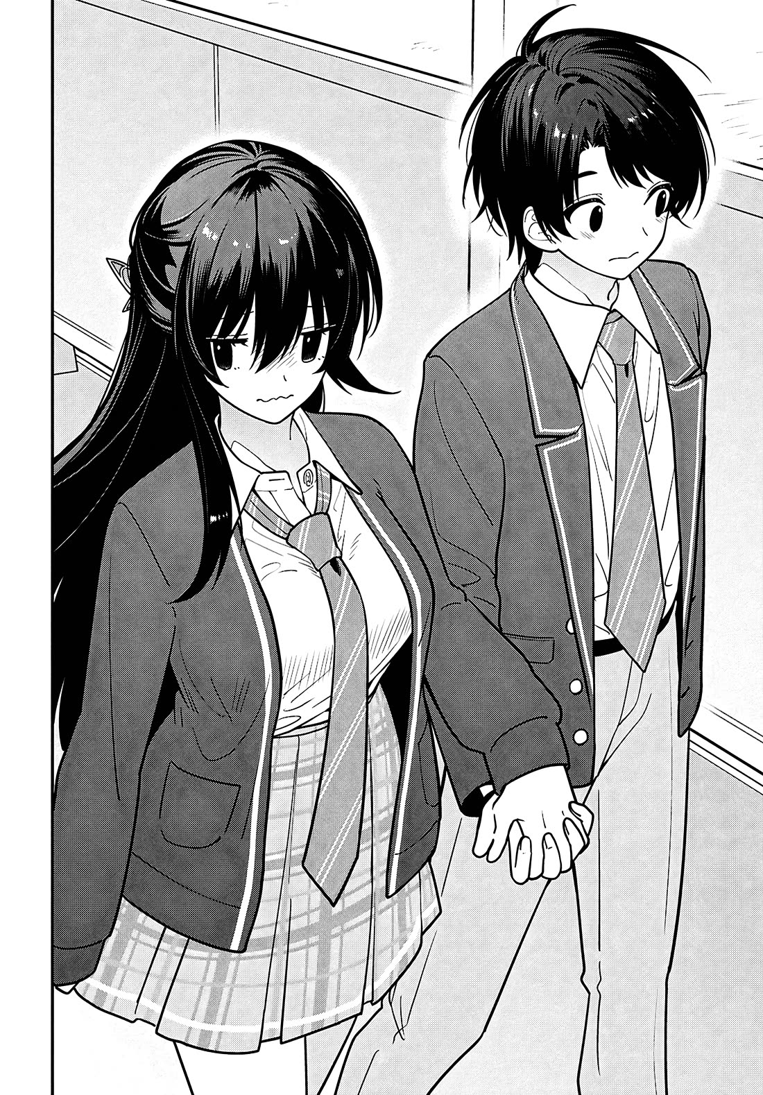 The Delinquent Shimizu-san Sitting Next to Me Has Dyed Her Hair Black chapter 14 page 12