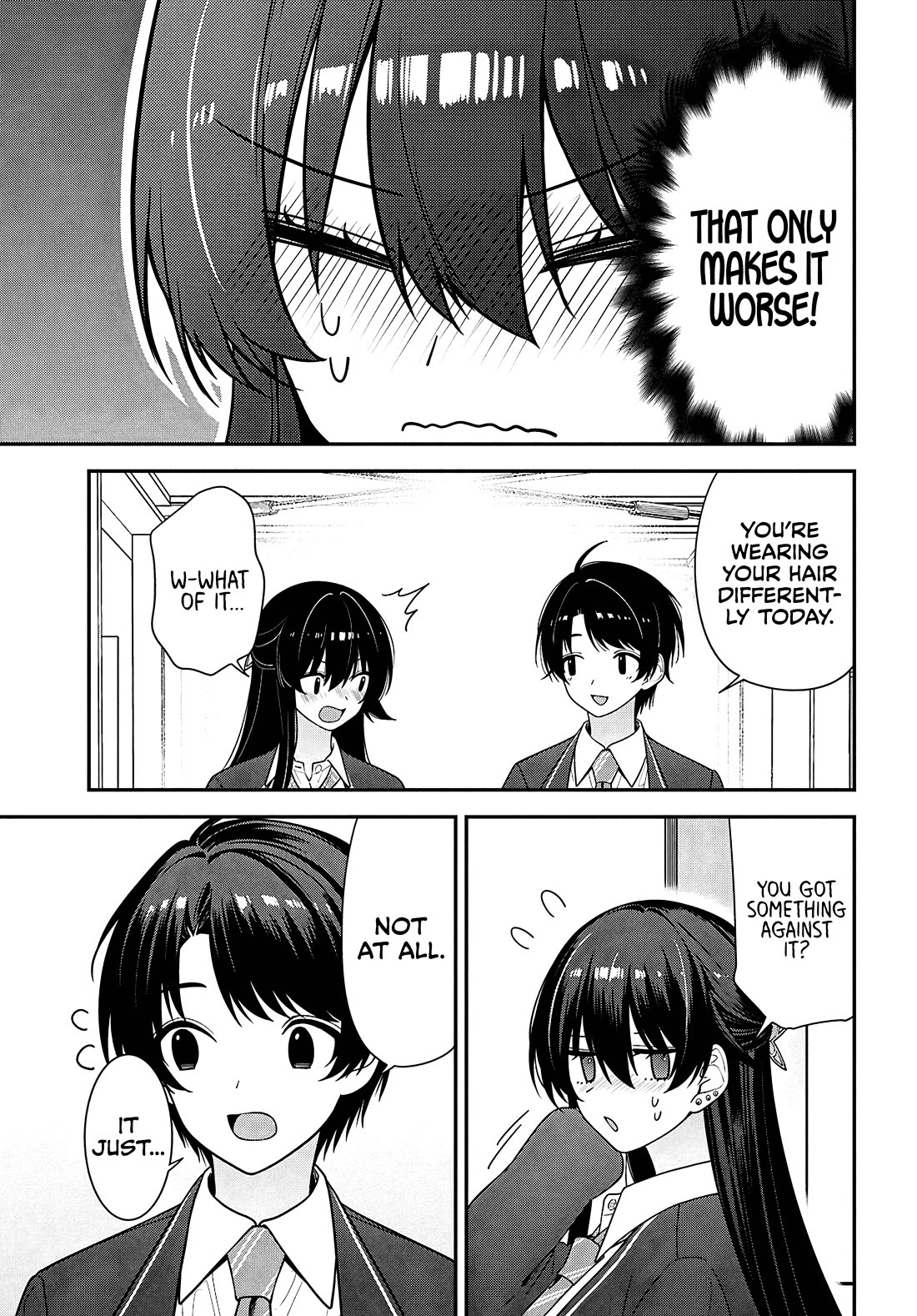 The Delinquent Shimizu-san Sitting Next to Me Has Dyed Her Hair Black chapter 14 page 15