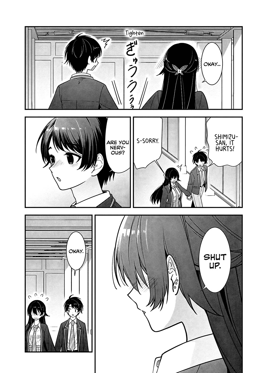 The Delinquent Shimizu-san Sitting Next to Me Has Dyed Her Hair Black chapter 14 page 17