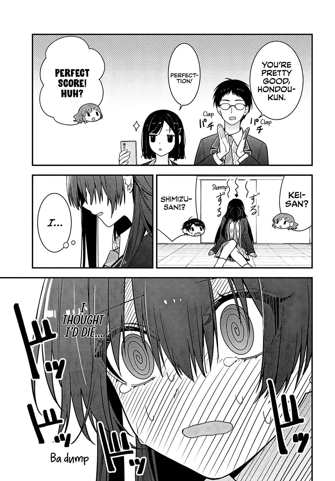 The Delinquent Shimizu-san Sitting Next to Me Has Dyed Her Hair Black chapter 14 page 24