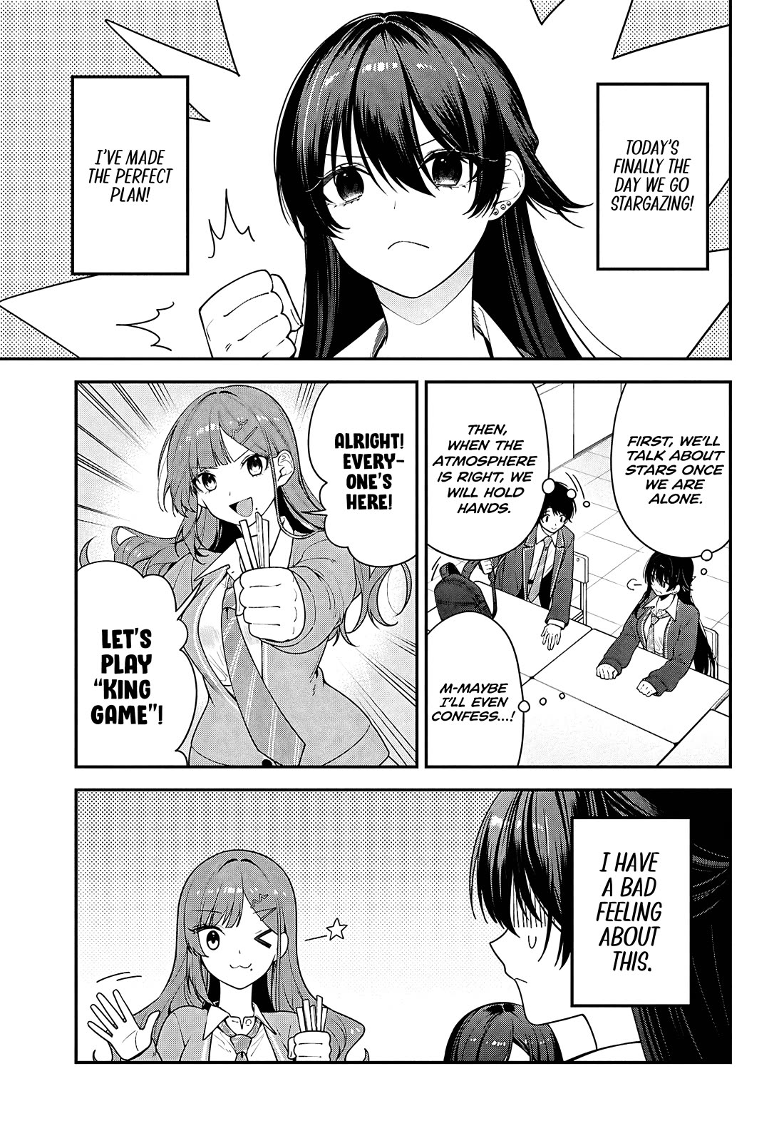 The Delinquent Shimizu-san Sitting Next to Me Has Dyed Her Hair Black chapter 14 page 3