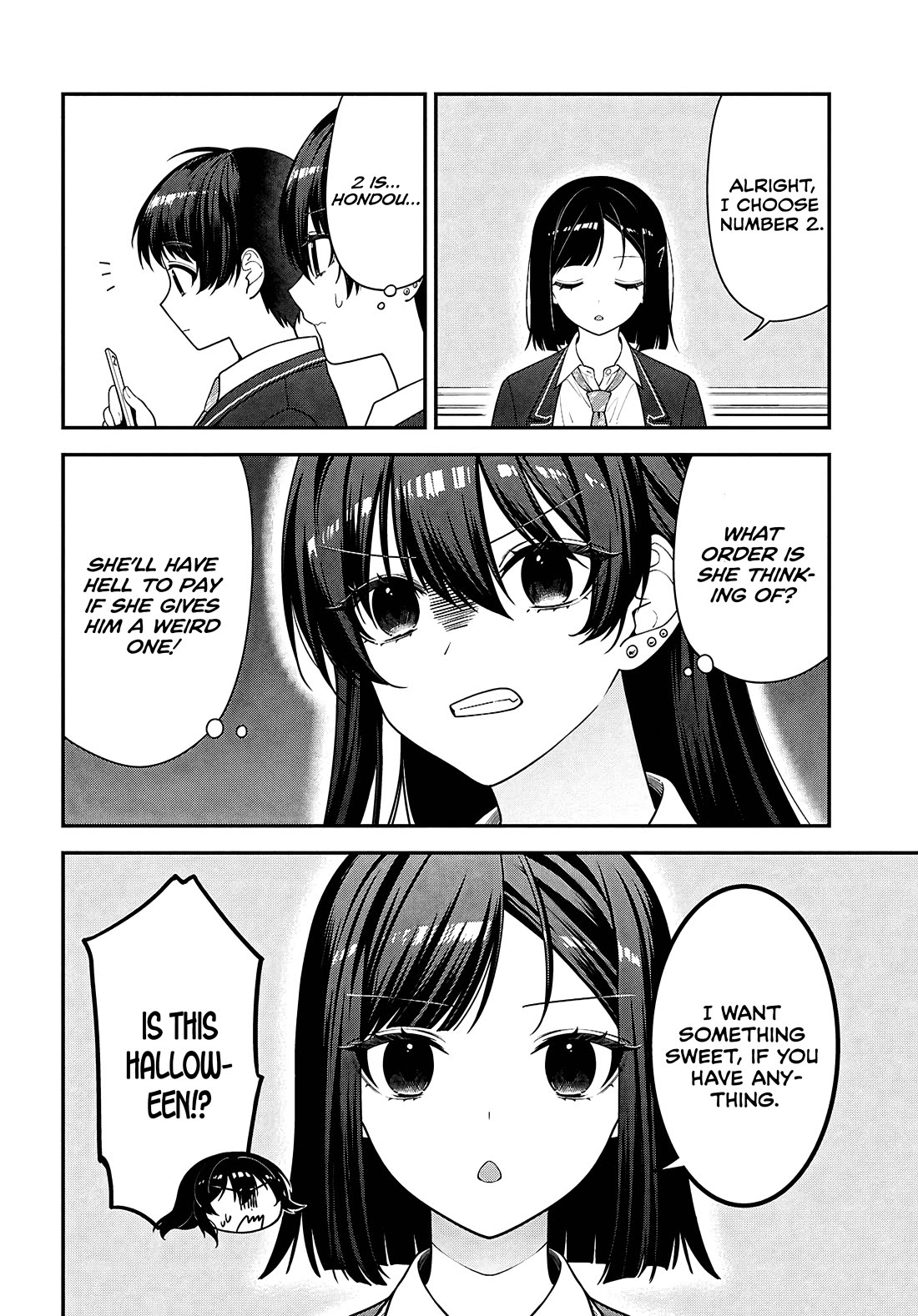 The Delinquent Shimizu-san Sitting Next to Me Has Dyed Her Hair Black chapter 14 page 6