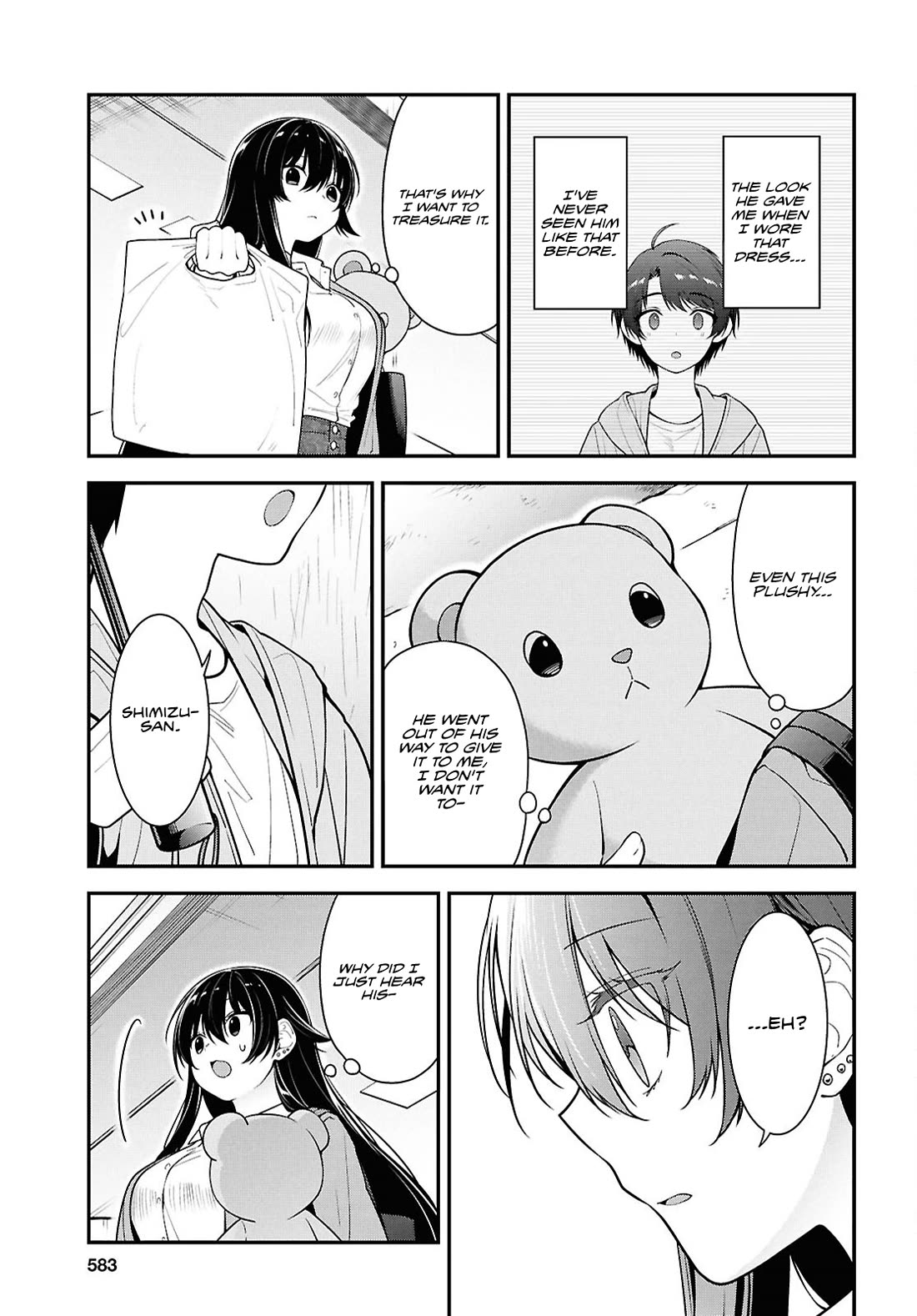 The Delinquent Shimizu-san Sitting Next to Me Has Dyed Her Hair Black chapter 8.1 page 10