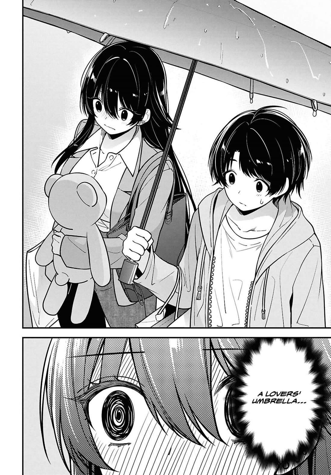 The Delinquent Shimizu-san Sitting Next to Me Has Dyed Her Hair Black chapter 8.1 page 13