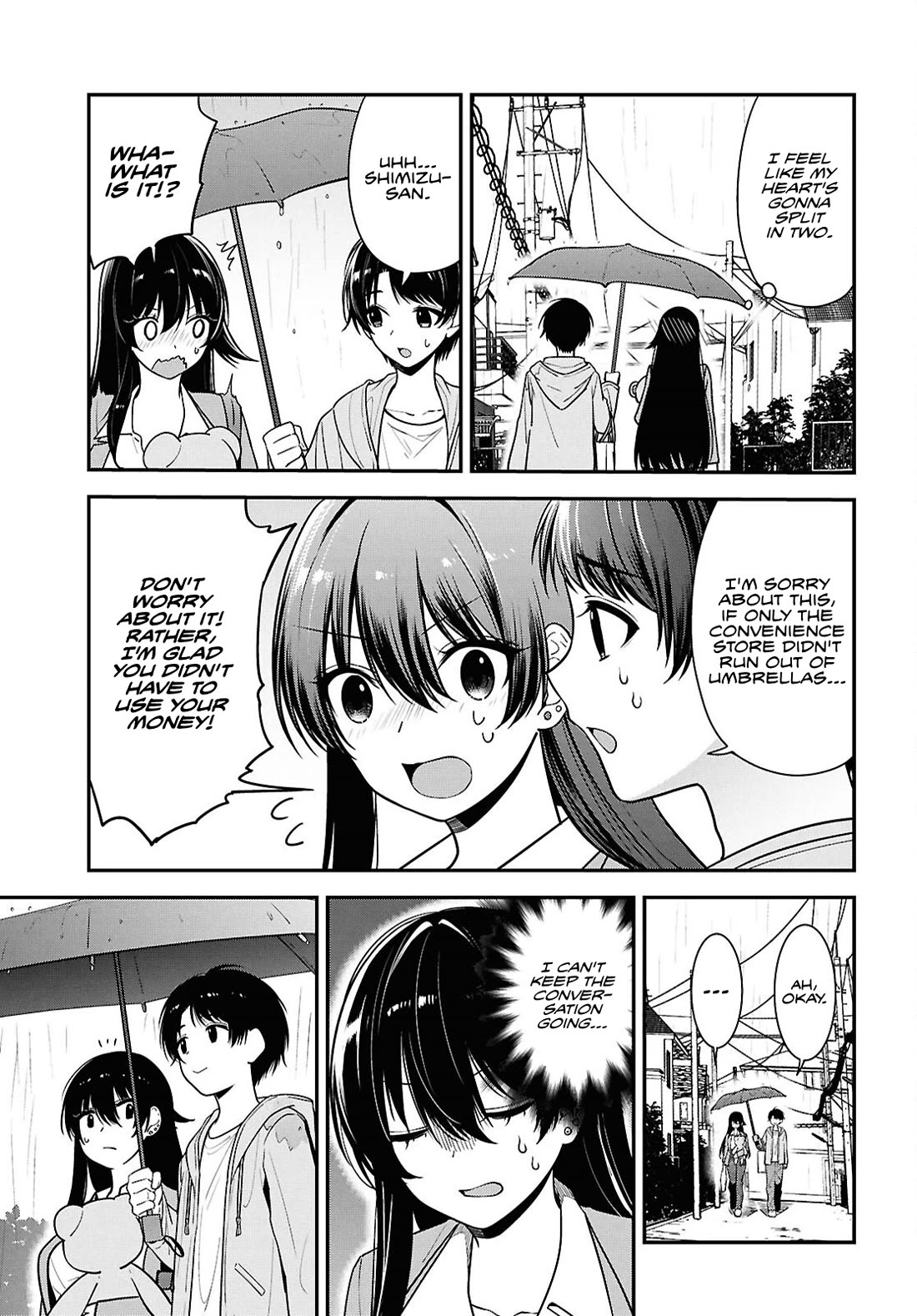 The Delinquent Shimizu-san Sitting Next to Me Has Dyed Her Hair Black chapter 8.1 page 14