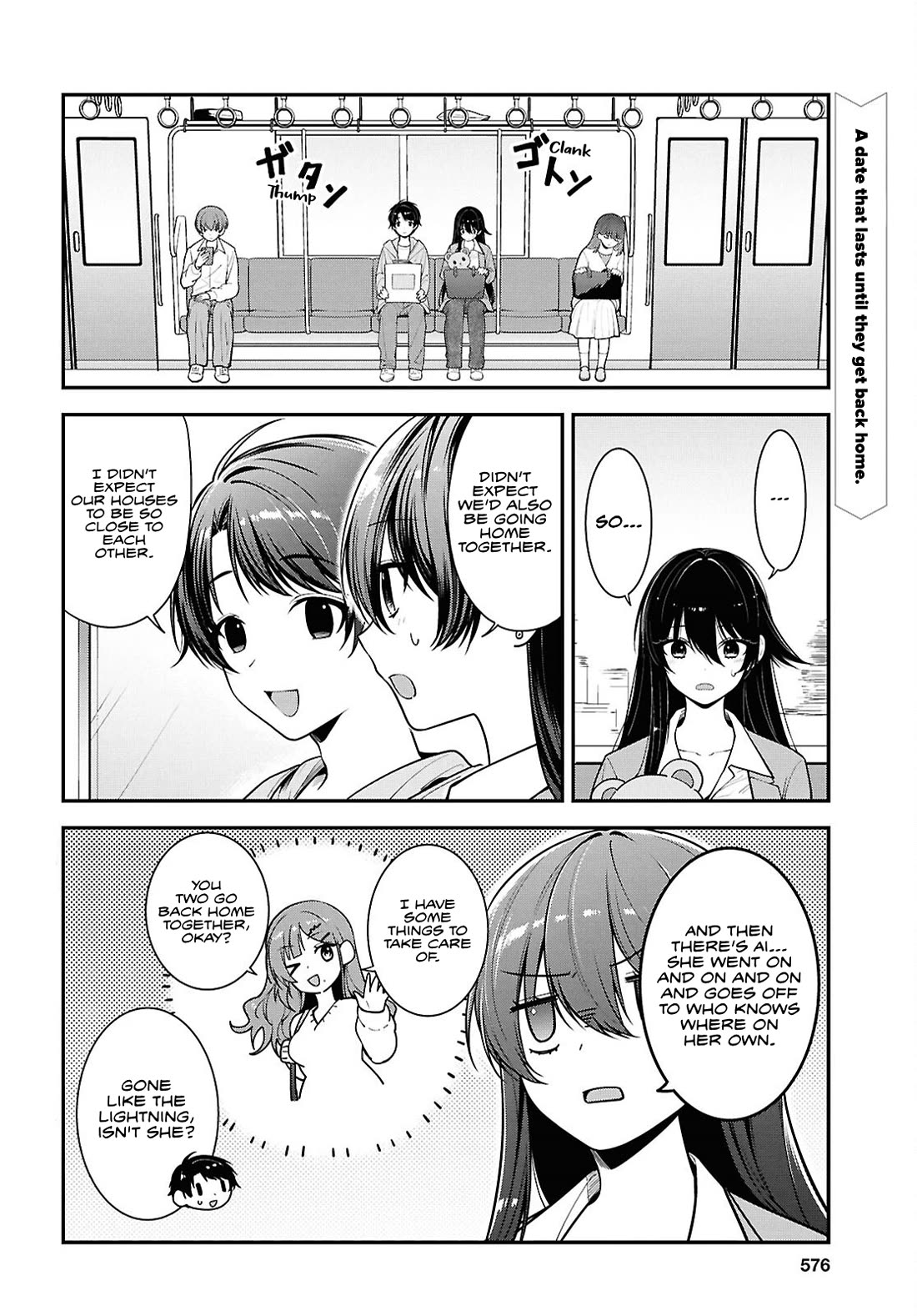 The Delinquent Shimizu-san Sitting Next to Me Has Dyed Her Hair Black chapter 8.1 page 3