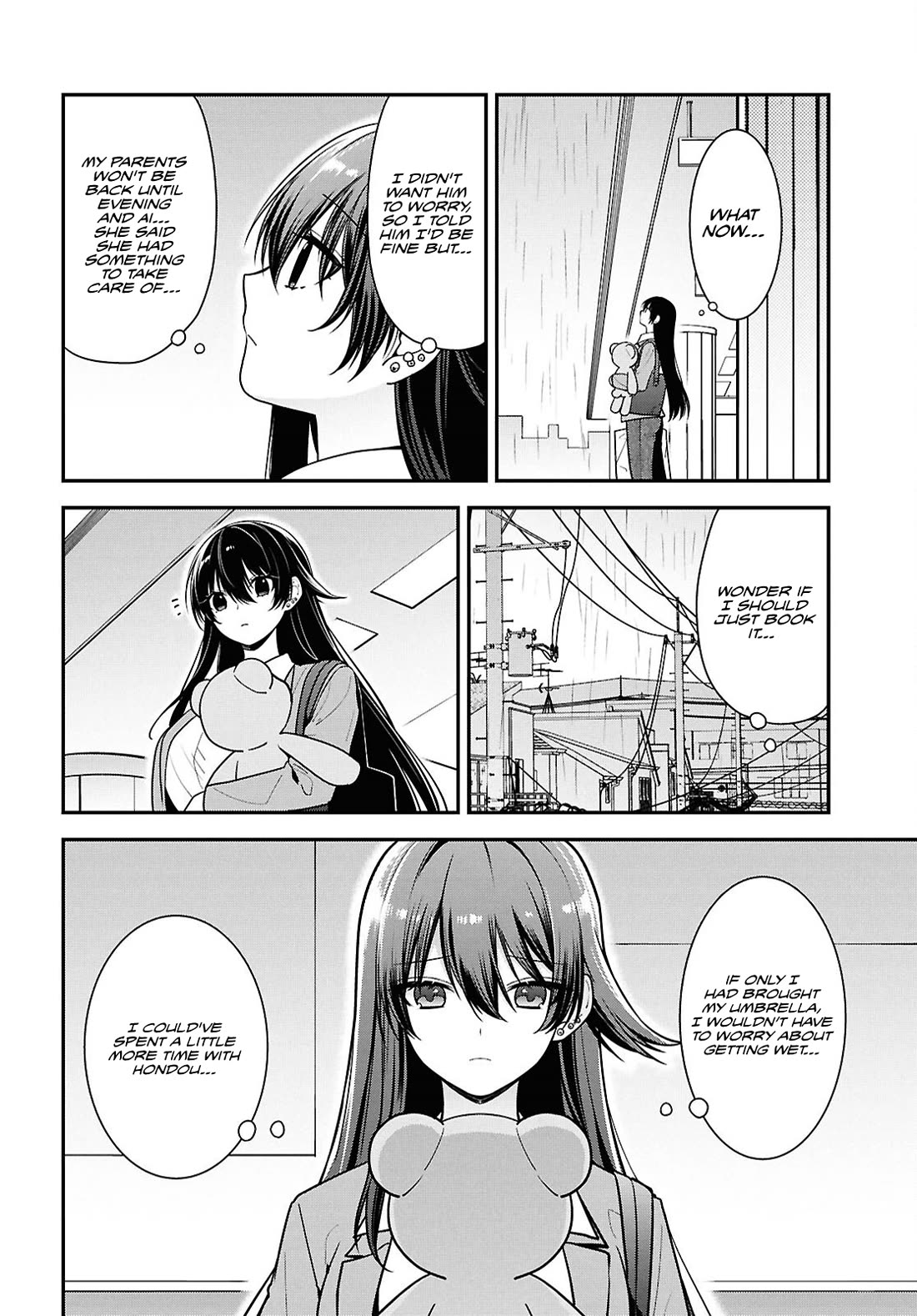 The Delinquent Shimizu-san Sitting Next to Me Has Dyed Her Hair Black chapter 8.1 page 9