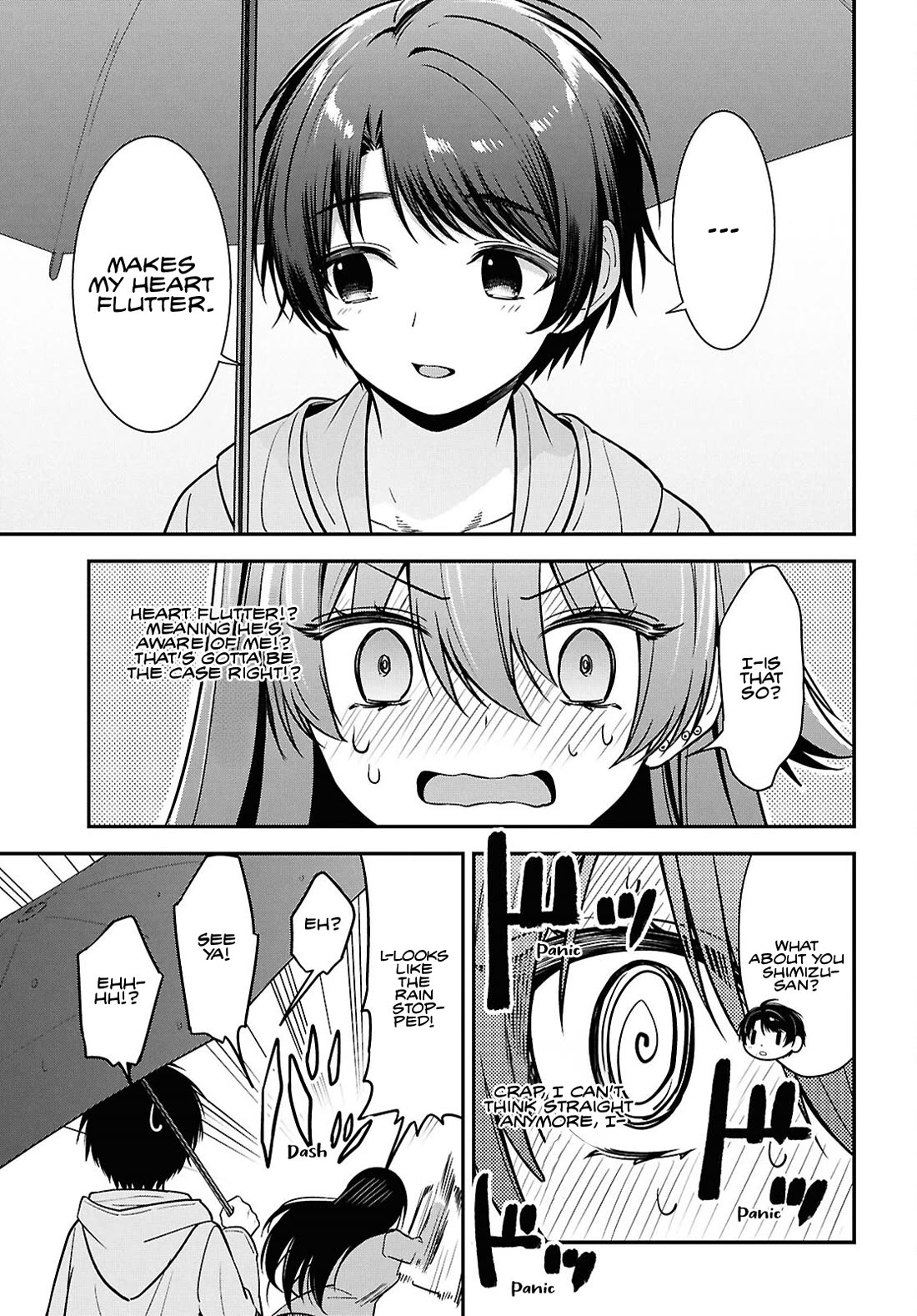 The Delinquent Shimizu-san Sitting Next to Me Has Dyed Her Hair Black chapter 8.2 page 13