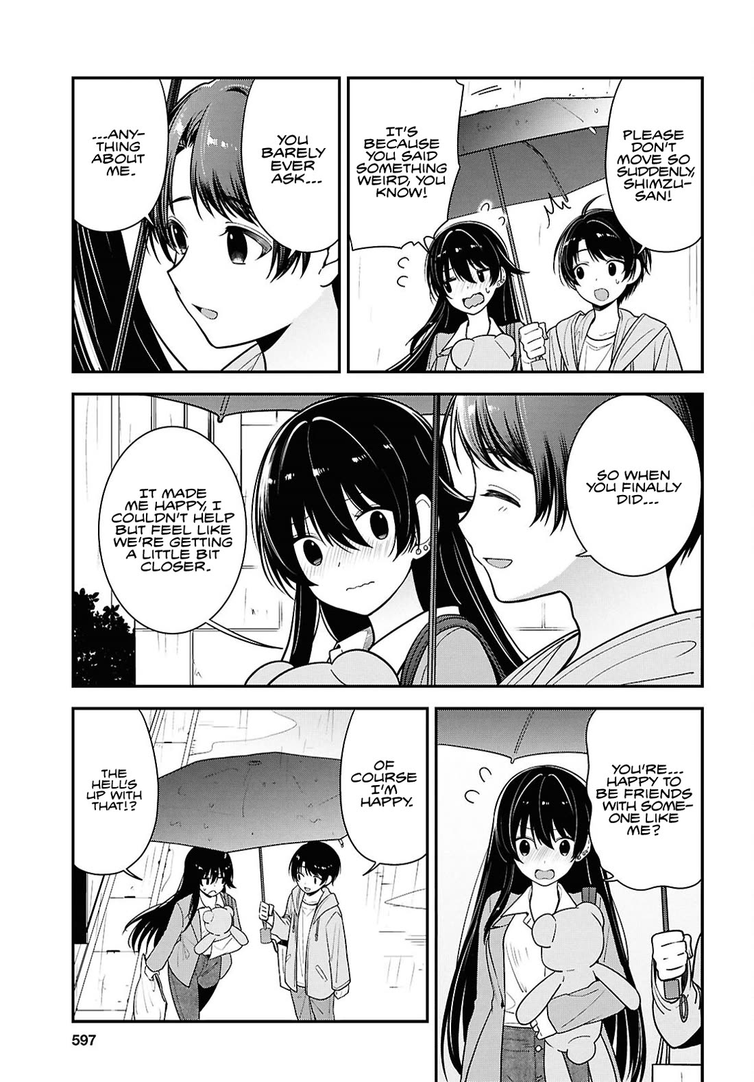 The Delinquent Shimizu-san Sitting Next to Me Has Dyed Her Hair Black chapter 8.2 page 6