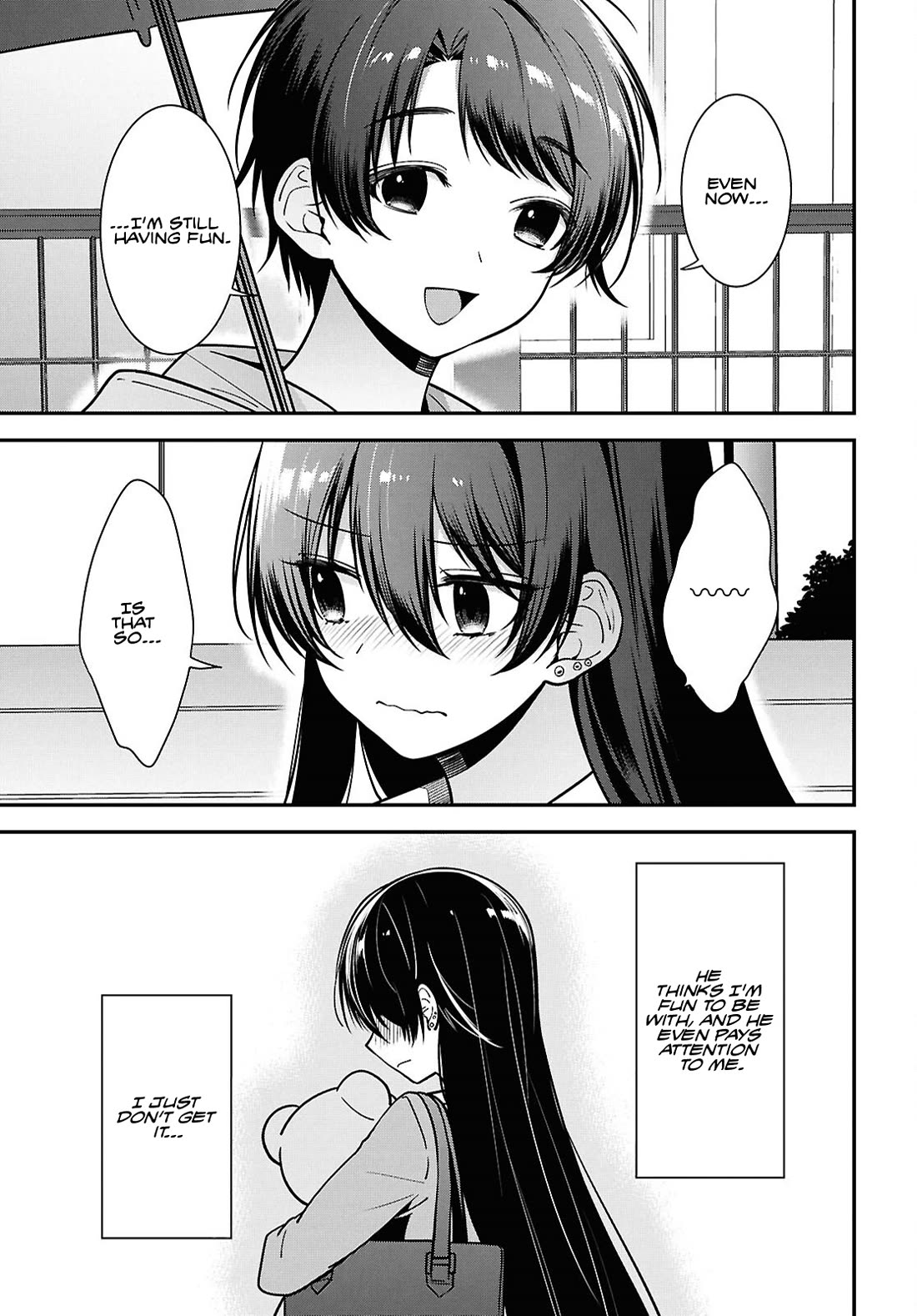 The Delinquent Shimizu-san Sitting Next to Me Has Dyed Her Hair Black chapter 8.2 page 9