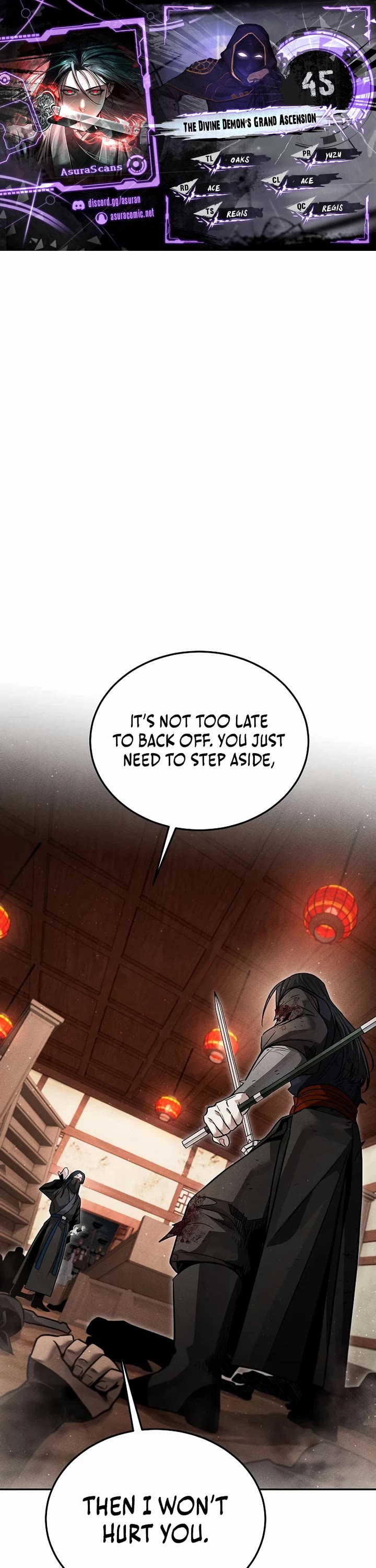 The Divine Demon's Grand Ascension chapter 45 page 1