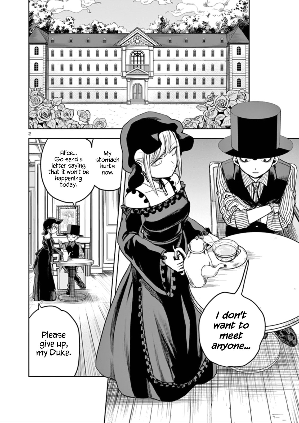 The Duke of Death and his Black Maid chapter 2 page 2