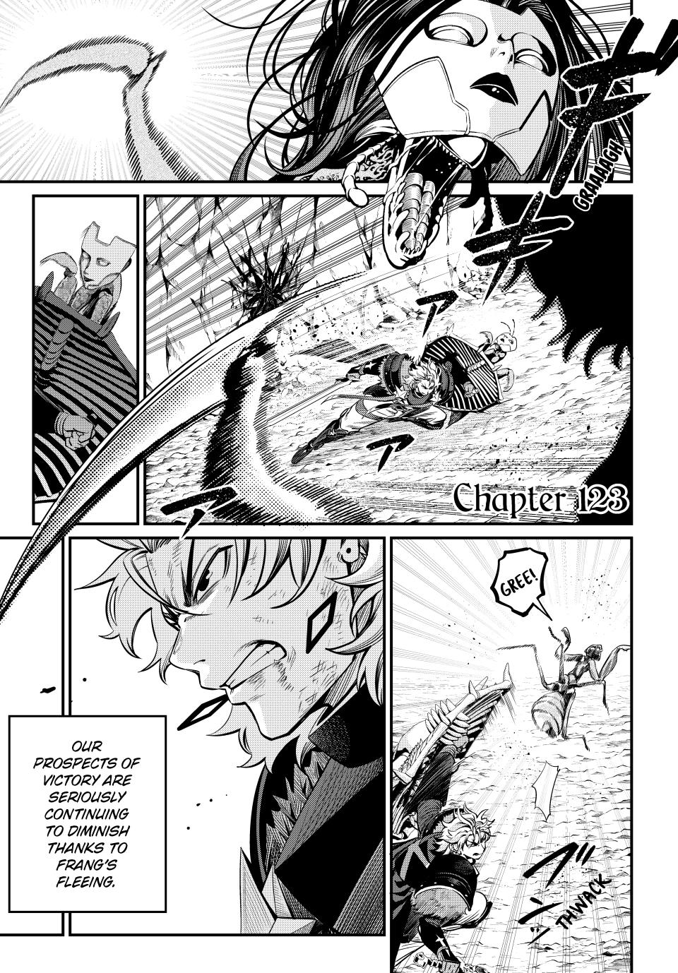 The Exiled Reincarnated Heavy Knight Is Unrivaled In Game Knowledge chapter 123 page 1