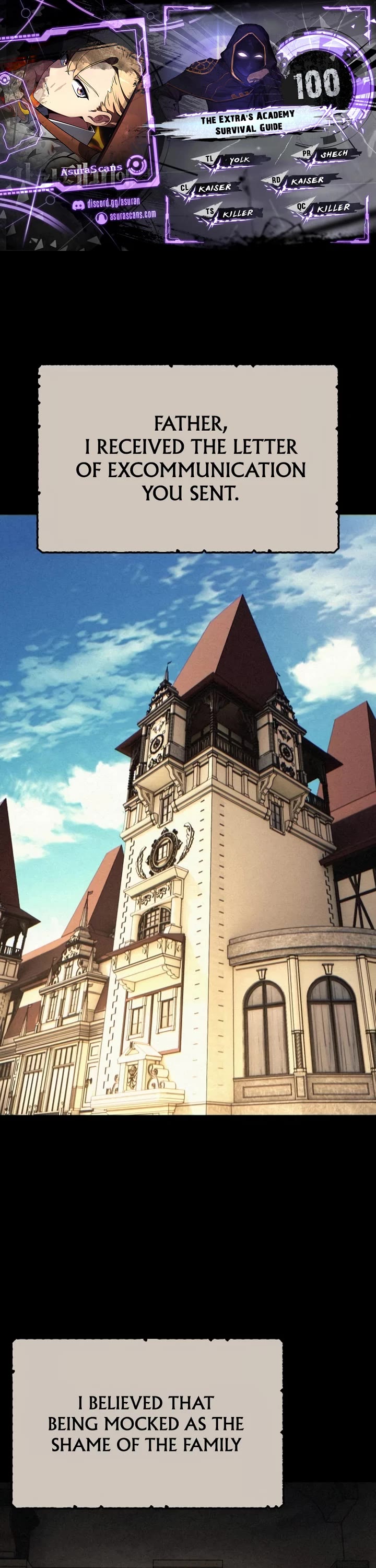 The Extra’s Academy Survival Guide chapter 100 page 1