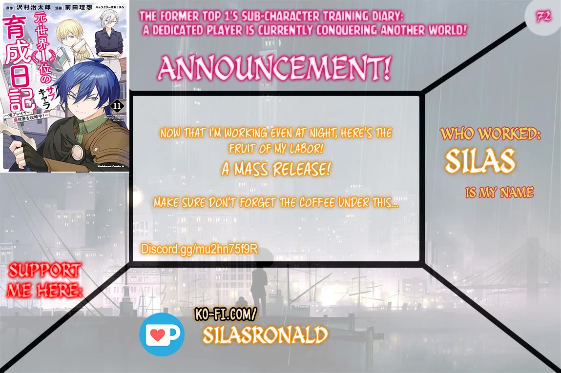 The Former Top 1's Sub-Character Training Diary ~A Dedicated Player is Currently Conquering Another World!~ chapter 72 page 1