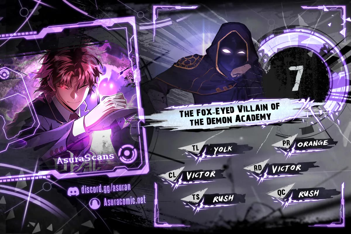 The Fox‑Eyed Villain of the Demon Academy chapter 7 page 1