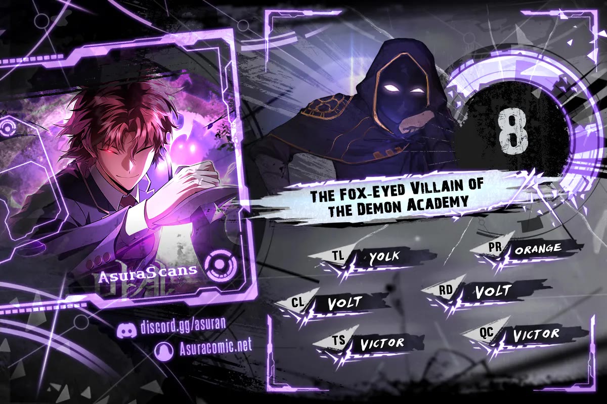 The Fox‑Eyed Villain of the Demon Academy chapter 8 page 1