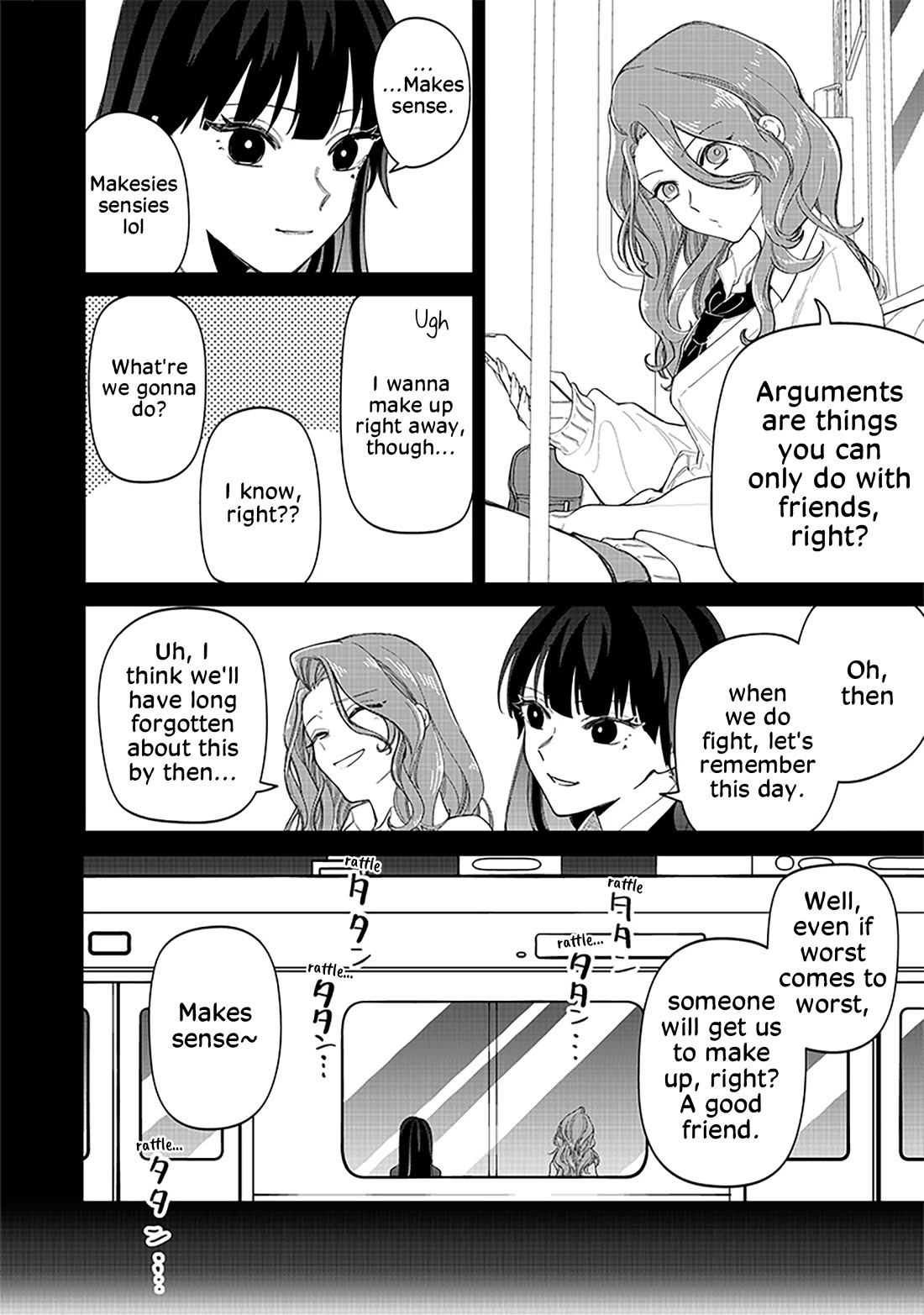 The Gals Who Always Say Insane Things: My Daily Life at a Private Paranormal High School chapter 18 page 18