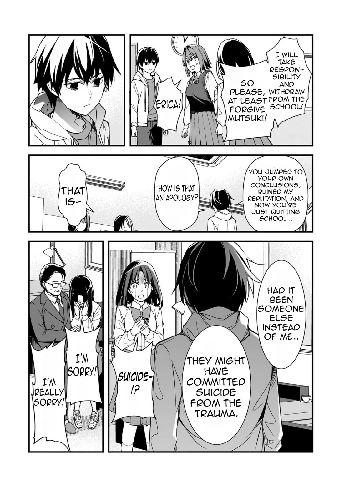 The Girls Who Traumatized Me Keep Glancing at Me, but Alas, It’s Too Late chapter 28 page 21