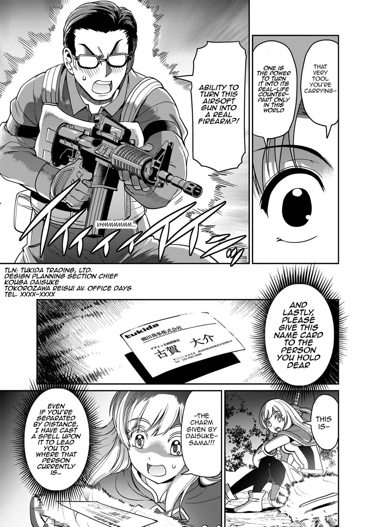 The Gunner's Life of a Middle-aged Man Summoned to Another World and Armed With a Rifle chapter 2 page 12