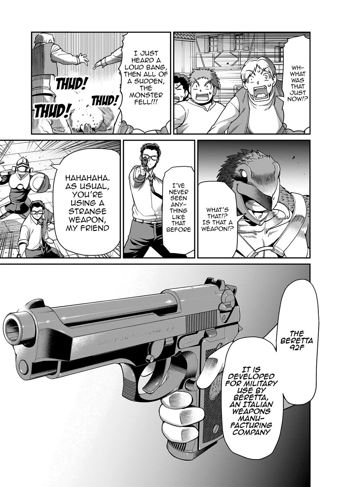 The Gunner's Life of a Middle-aged Man Summoned to Another World and Armed With a Rifle chapter 66 page 4