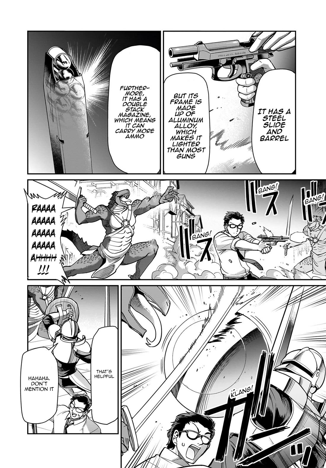 The Gunner's Life of a Middle-aged Man Summoned to Another World and Armed With a Rifle chapter 66 page 5