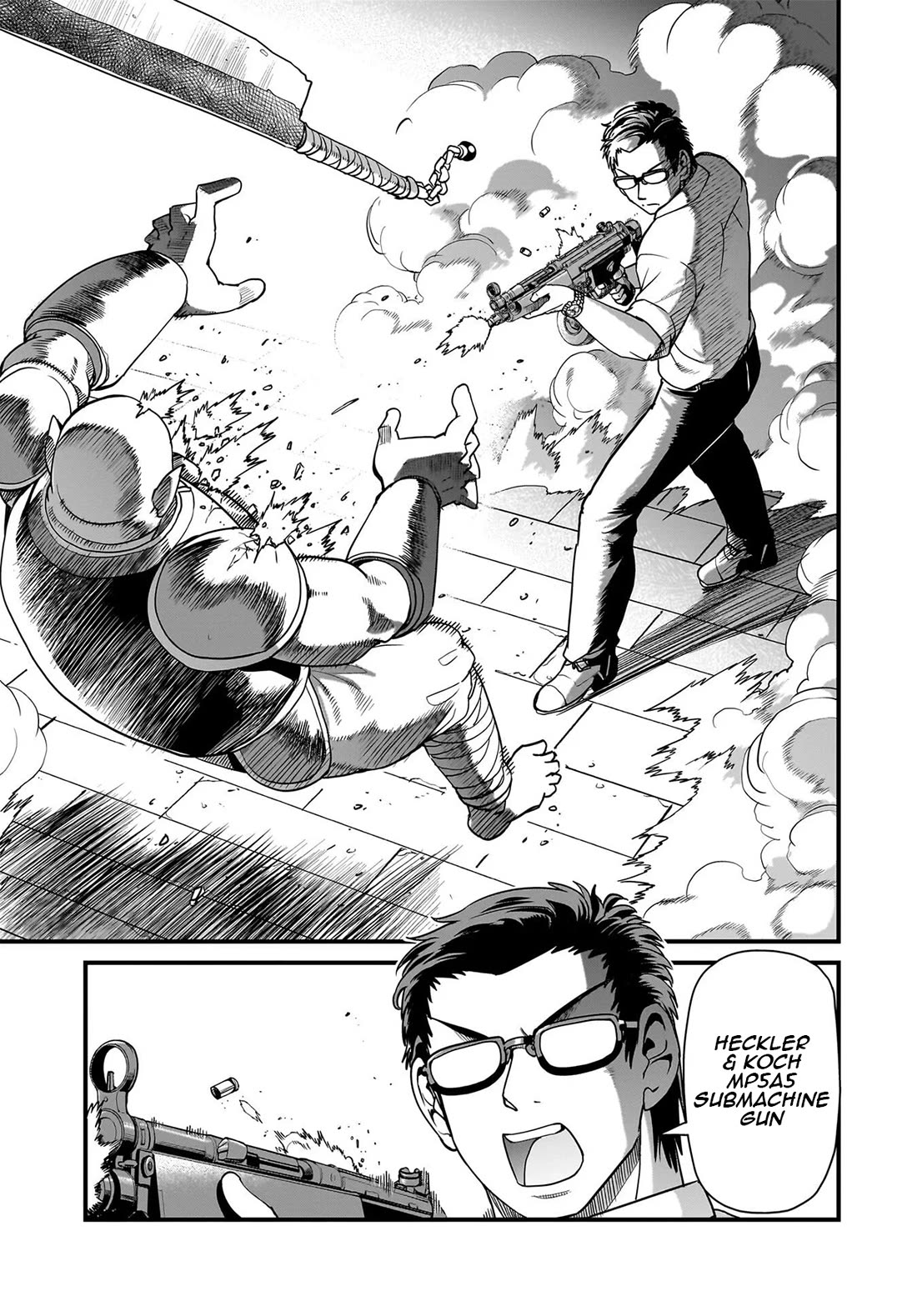 The Gunner's Life of a Middle-aged Man Summoned to Another World and Armed With a Rifle chapter 72 page 5