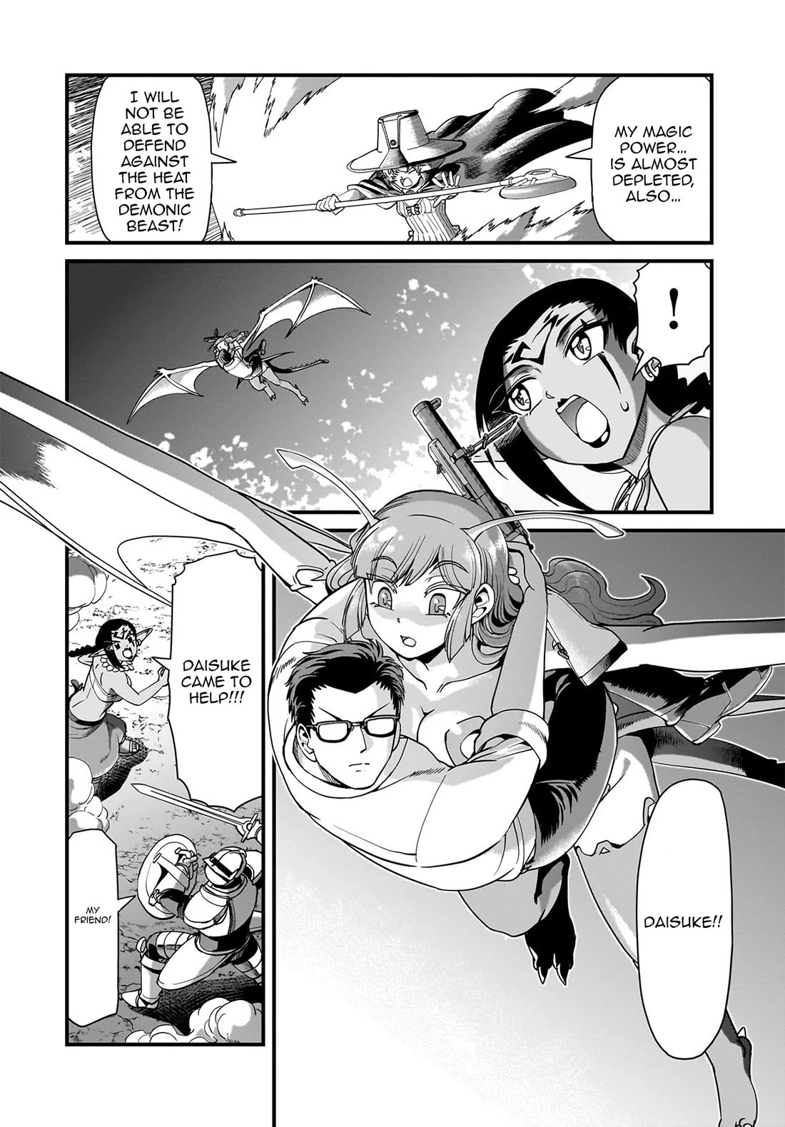 The Gunner's Life of a Middle-aged Man Summoned to Another World and Armed With a Rifle chapter 73 page 17