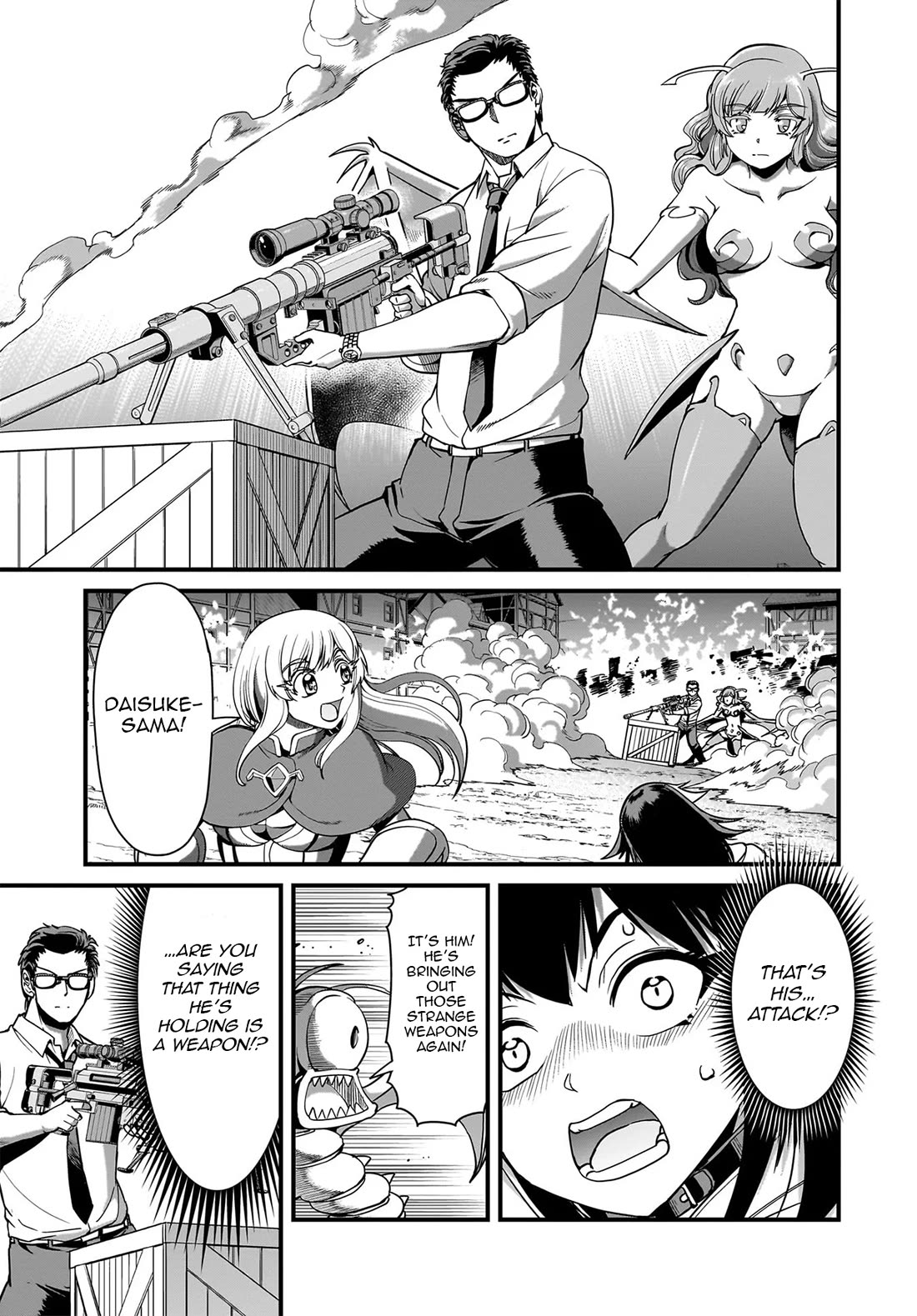 The Gunner's Life of a Middle-aged Man Summoned to Another World and Armed With a Rifle chapter 74 page 16