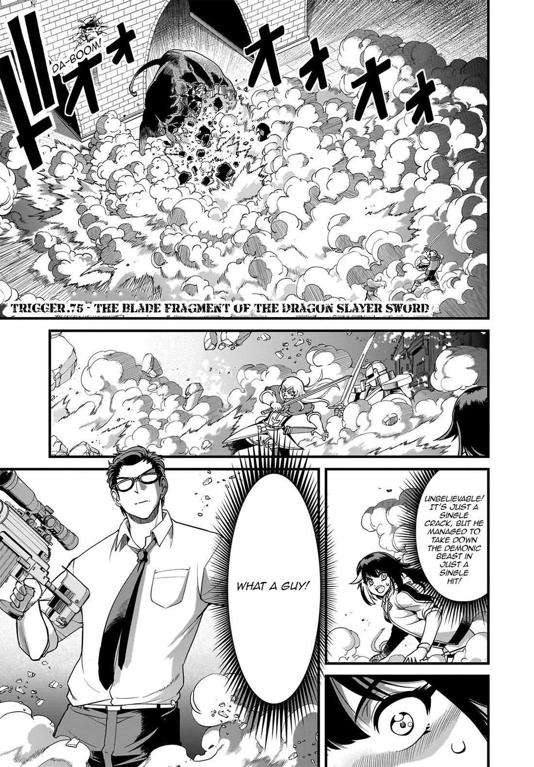 The Gunner's Life of a Middle-aged Man Summoned to Another World and Armed With a Rifle chapter 75 page 2