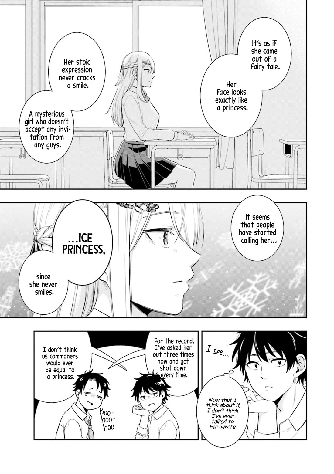 The Ice Princess Wants to be Melted by a Small Patch of Sunlight chapter 1 page 9