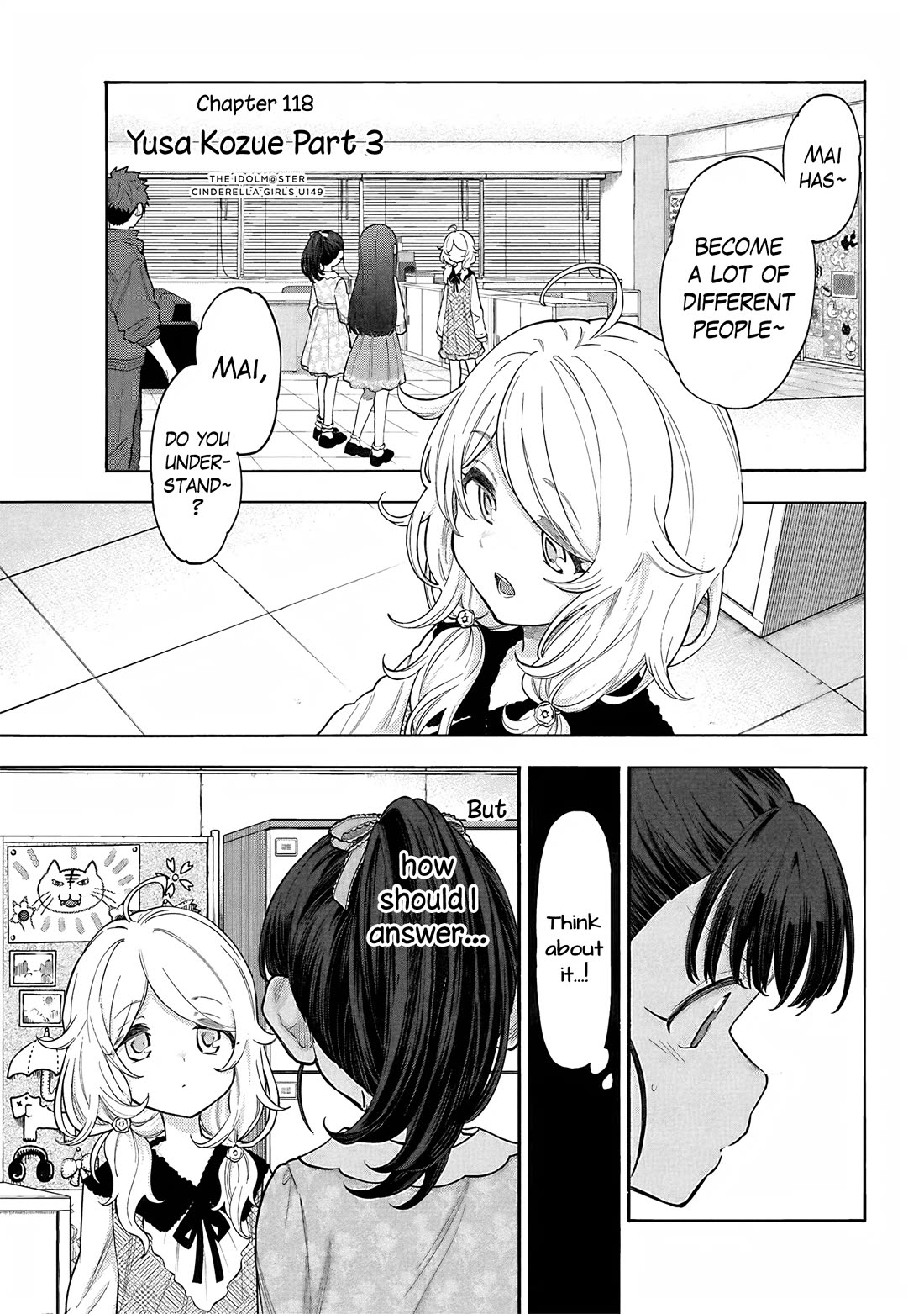 THE iDOLM@STER Cinderella Girls - U149 chapter 121 page 1