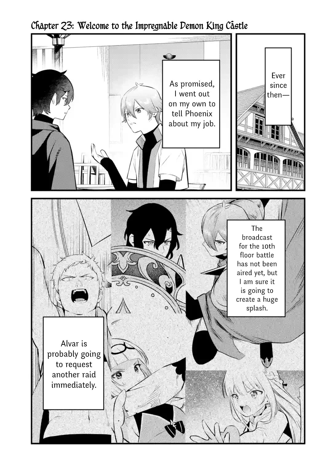 The Impregnable Demon King's Castle and the Expelled Black Mage of the Hero's Party chapter 23 page 1