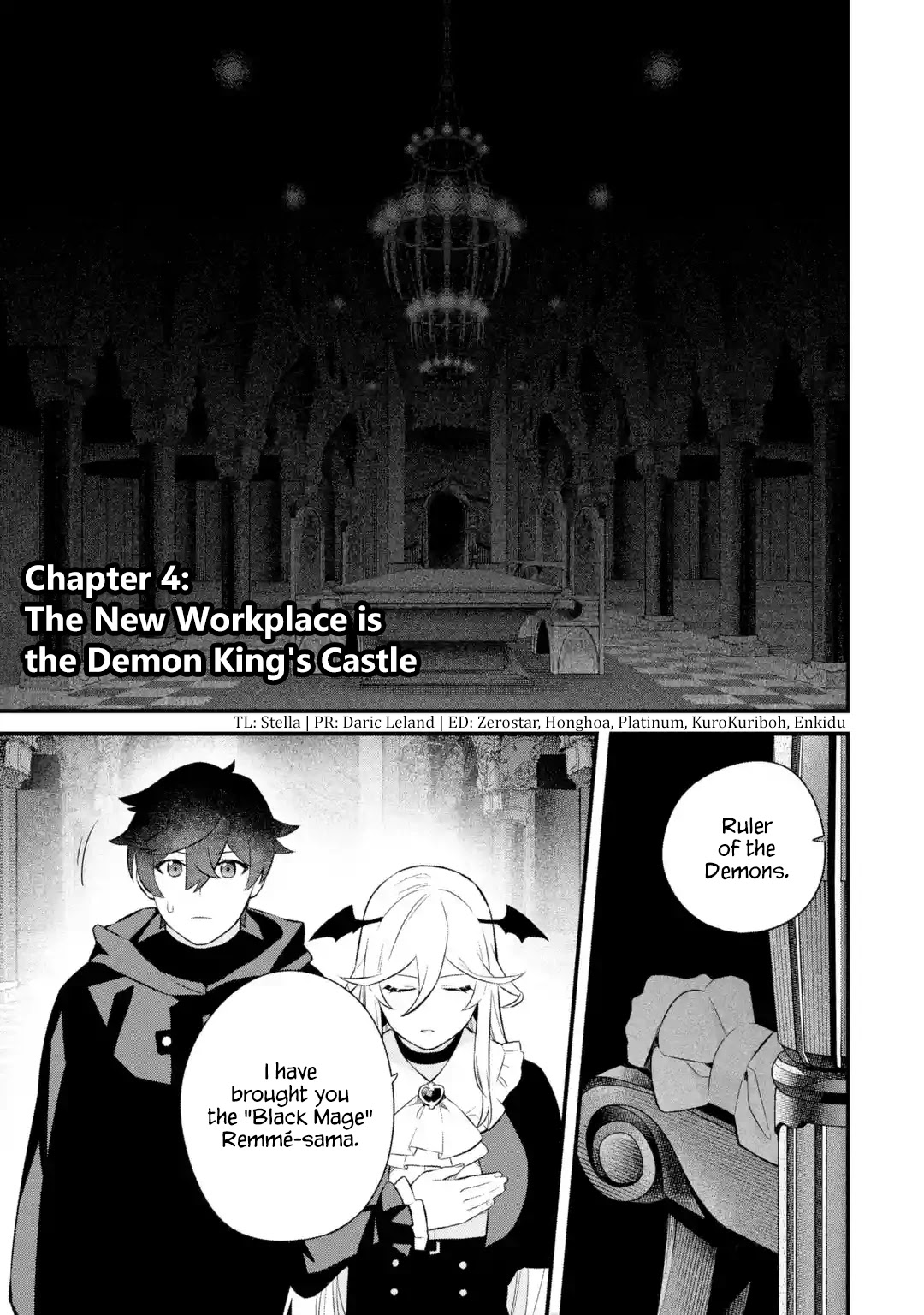 The Impregnable Demon Kings Castle and the Expelled Black Mage of the Heros Party chapter 4 page 1