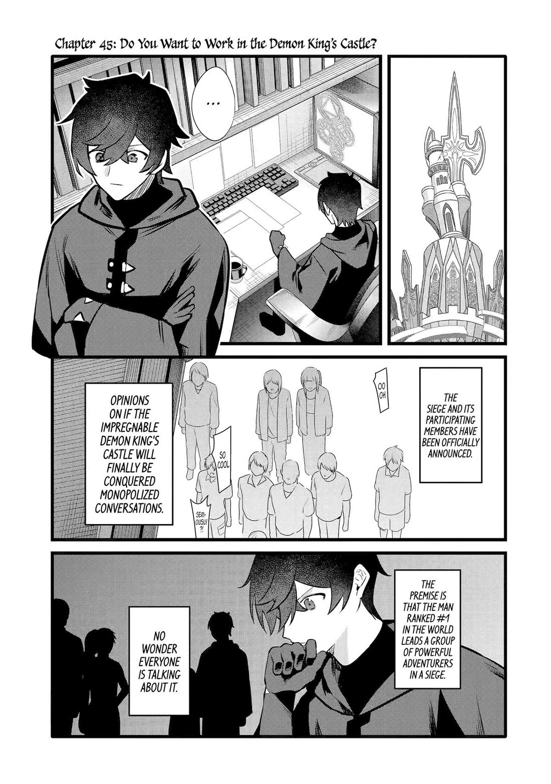 The Impregnable Demon King's Castle and the Expelled Black Mage of the Hero's Party chapter 45 page 1